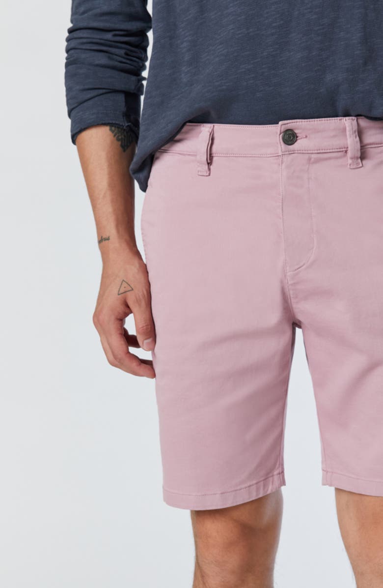 Mavi Jeans Jacob Flat Front Twill Shorts, Alternate, color, Lilas Twill