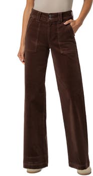 KUT from the Kloth Jodi High Waist Straight Leg Corduroy Utility Pants