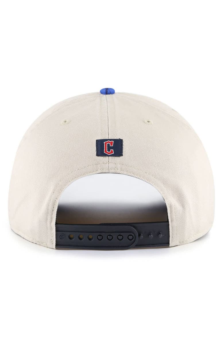 '47 Men's '47 Cream/Navy Cleveland Guardians Fiji Rope Hitch Adjustable Hat, Alternate, color, Cream