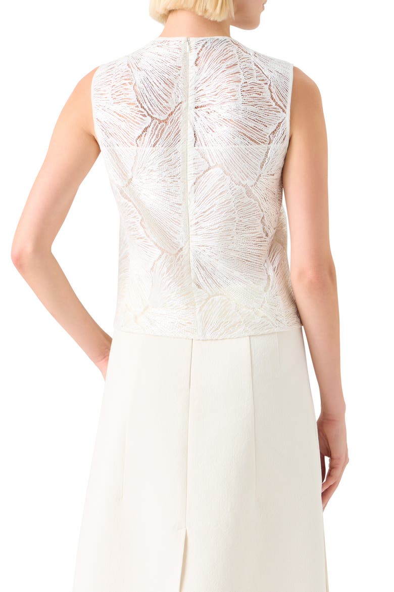 Sea Fan Lace Top, Alternate, color, ECRU