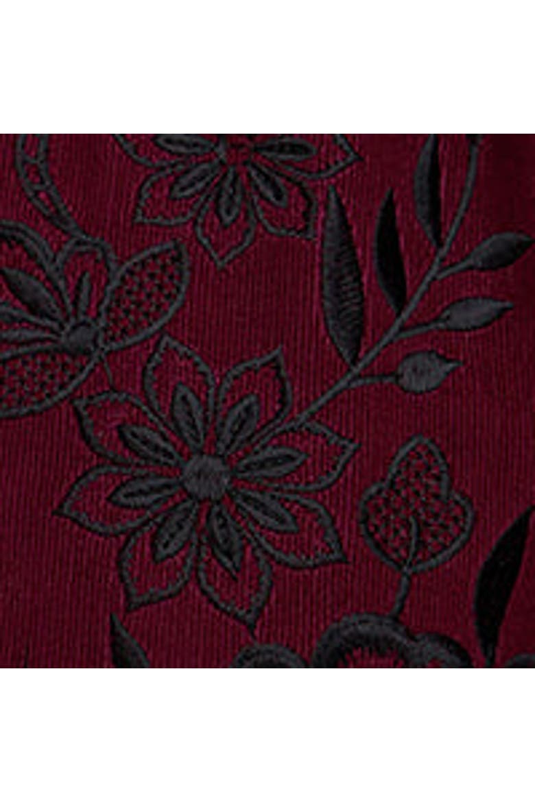 Puglia Corduroy Midi Dress, Alternate, color, Burgundy