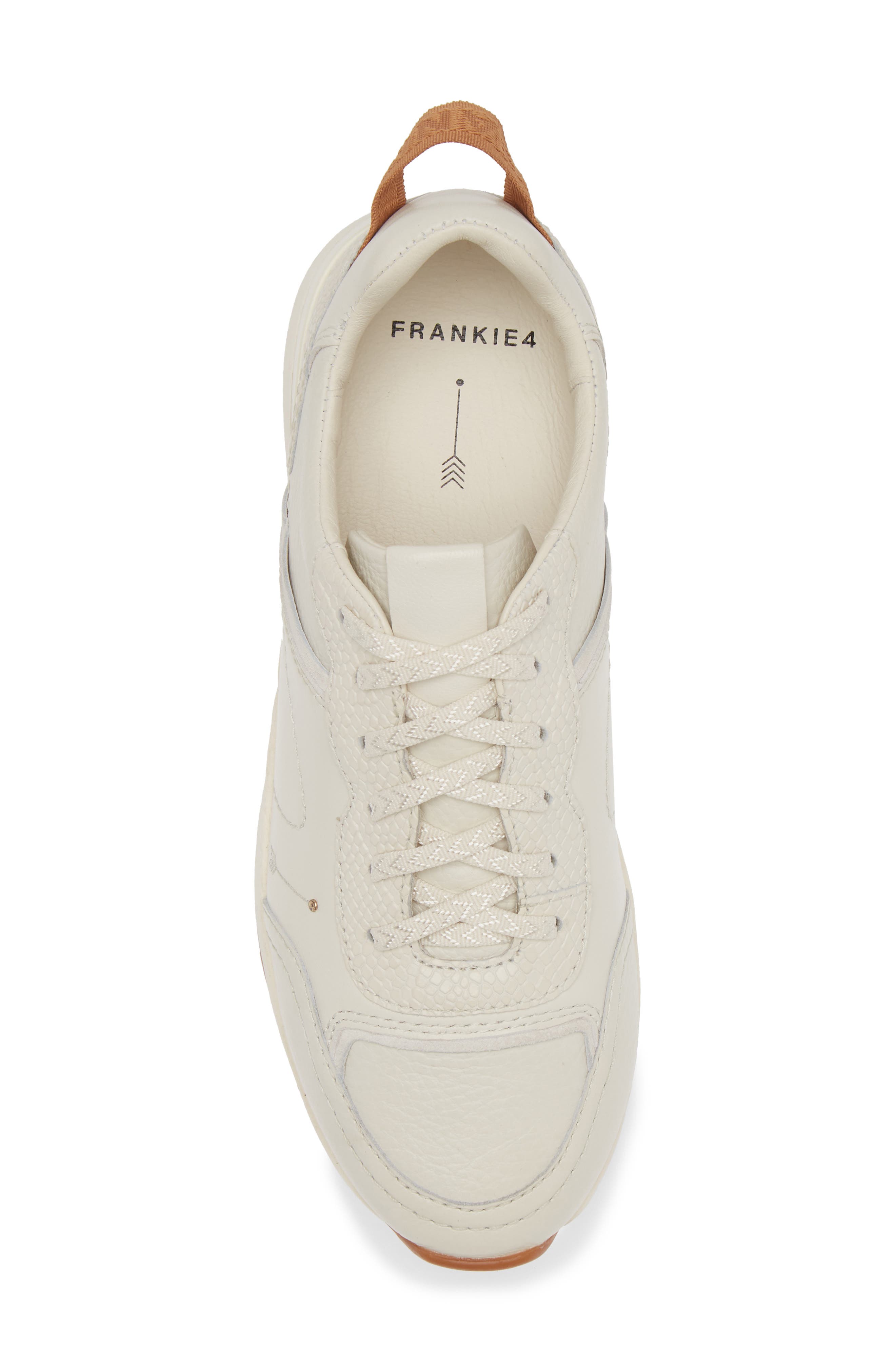 FRANKIE4 Brooklyn Chalk Sneaker, Alternate, color, White Croc Emboss