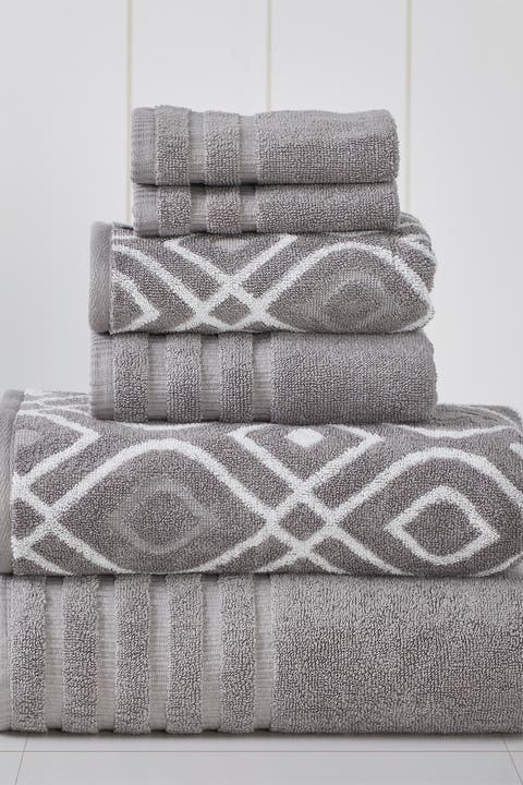 Yard Dyed Towel 6-Piece Set