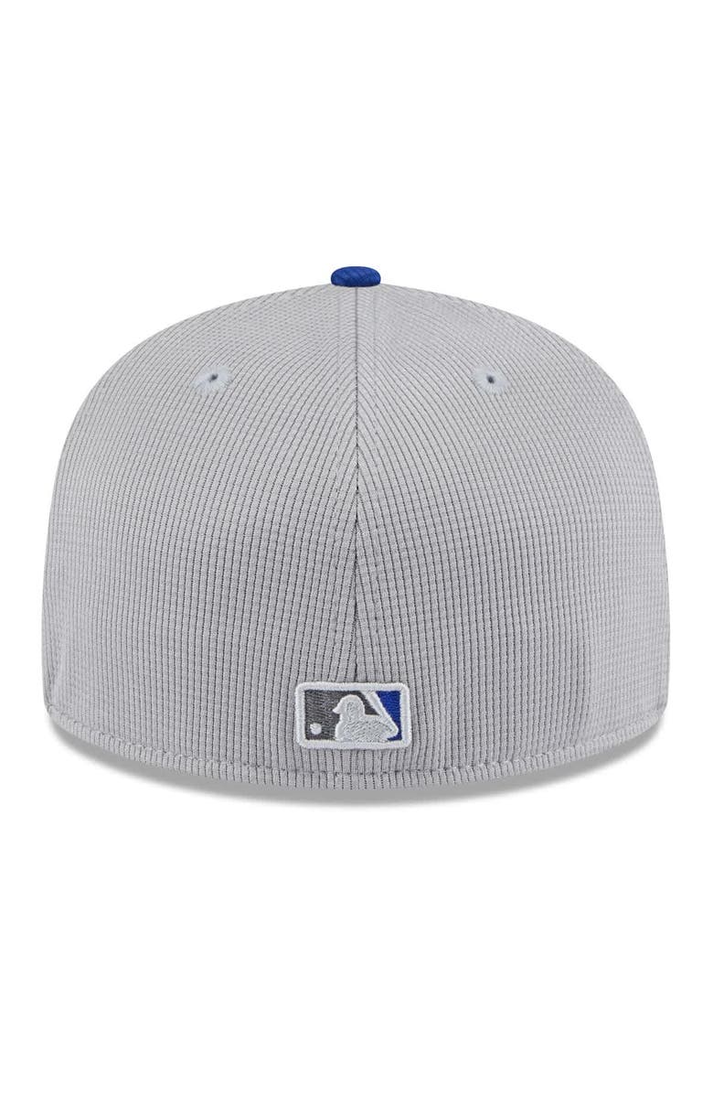 New Era Men's New Era  Gray/Royal New York Mets 2025 Batting Practice 59FIFTY Fitted Hat, Alternate, color, 