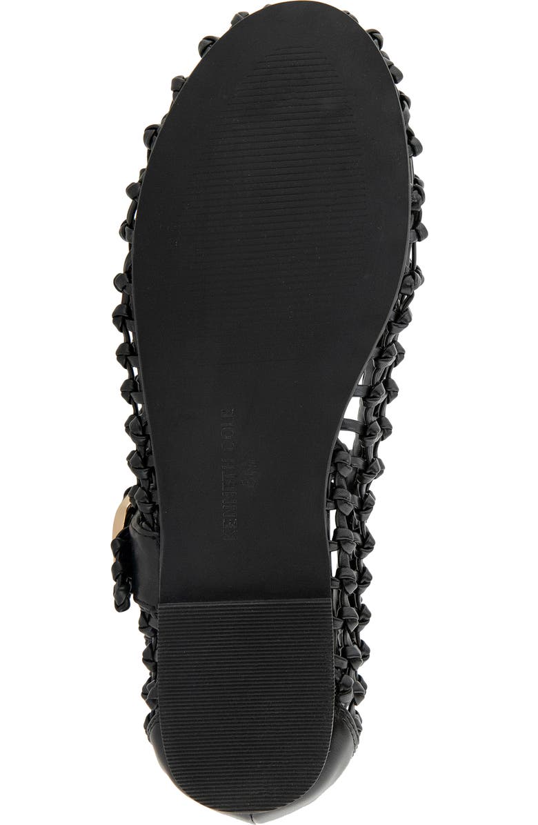 Kenneth Cole Tessa Mary Jane Flat, Alternate, color, Black Woven