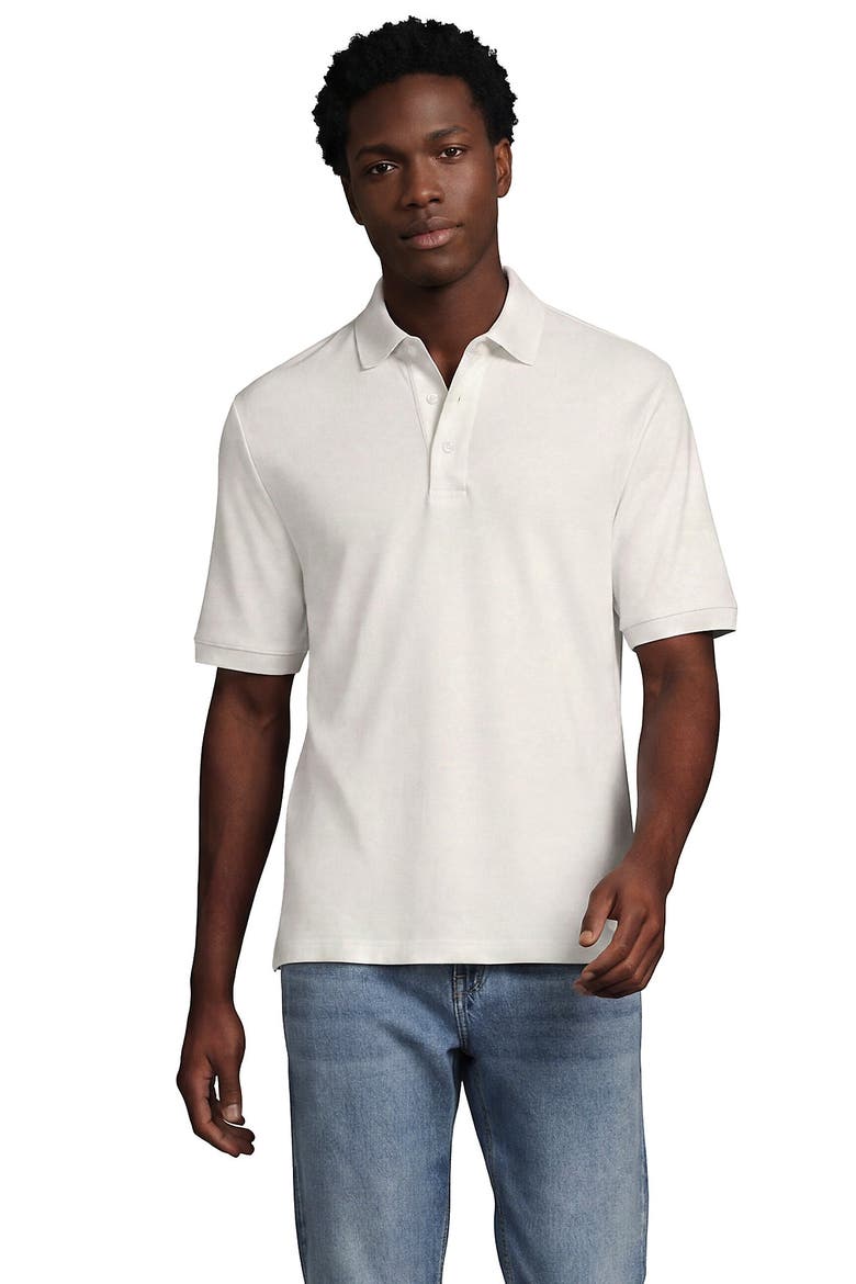 Short Sleeve Cotton Supima Polo Shirt, Main, color, Soft Canvas Heather
