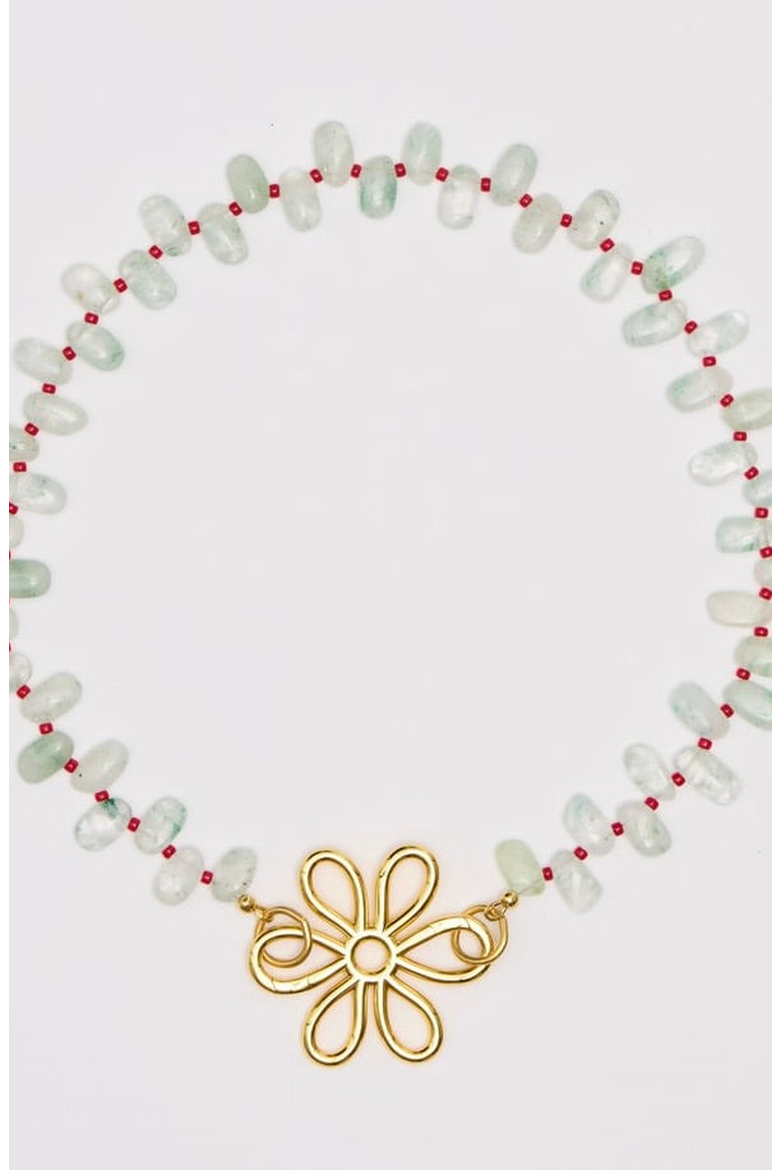 Sage Quartz Necklace, Alternate, color, Sage