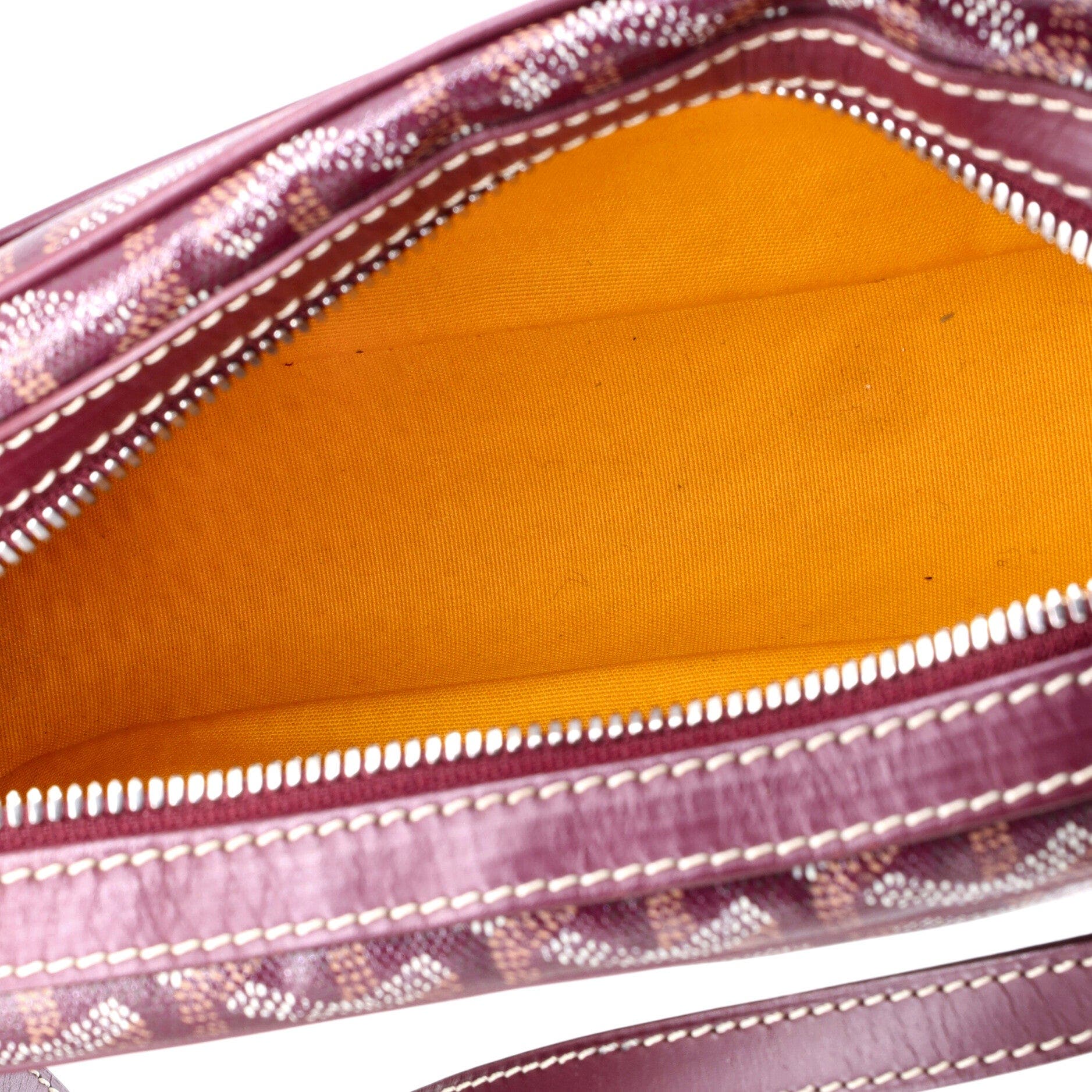 Cap Vert Bag Coated Canvas, Alternate, color, Burgundy