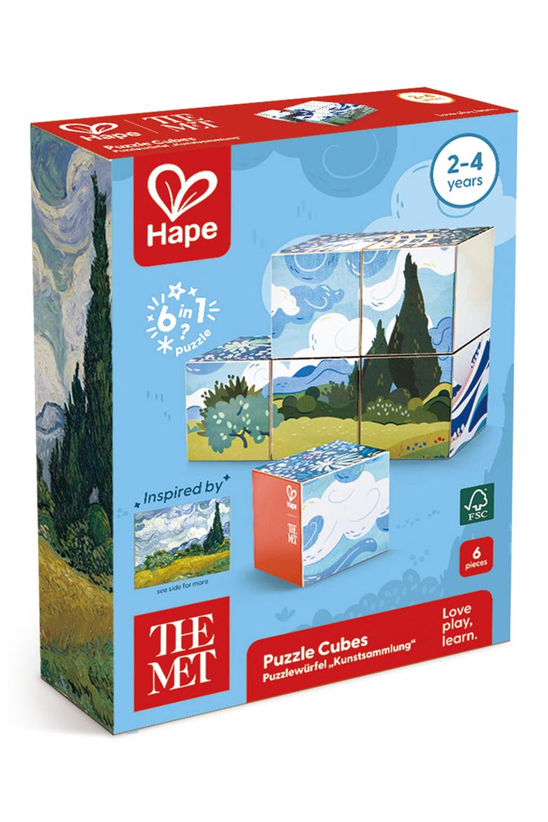 x The Met 6-Piece Puzzle Cube Set, Alternate, color, MULTI
