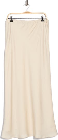 Satin Bias Maxi Skirt