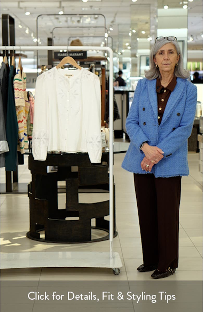 Annabelle Scallop Cutwork Lace Top, sales video thumbnail