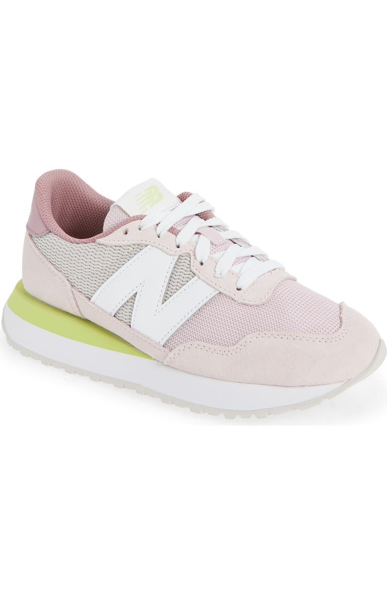 New Balance 237 Sneaker, Main, color, Stone Pink/ New Balance White