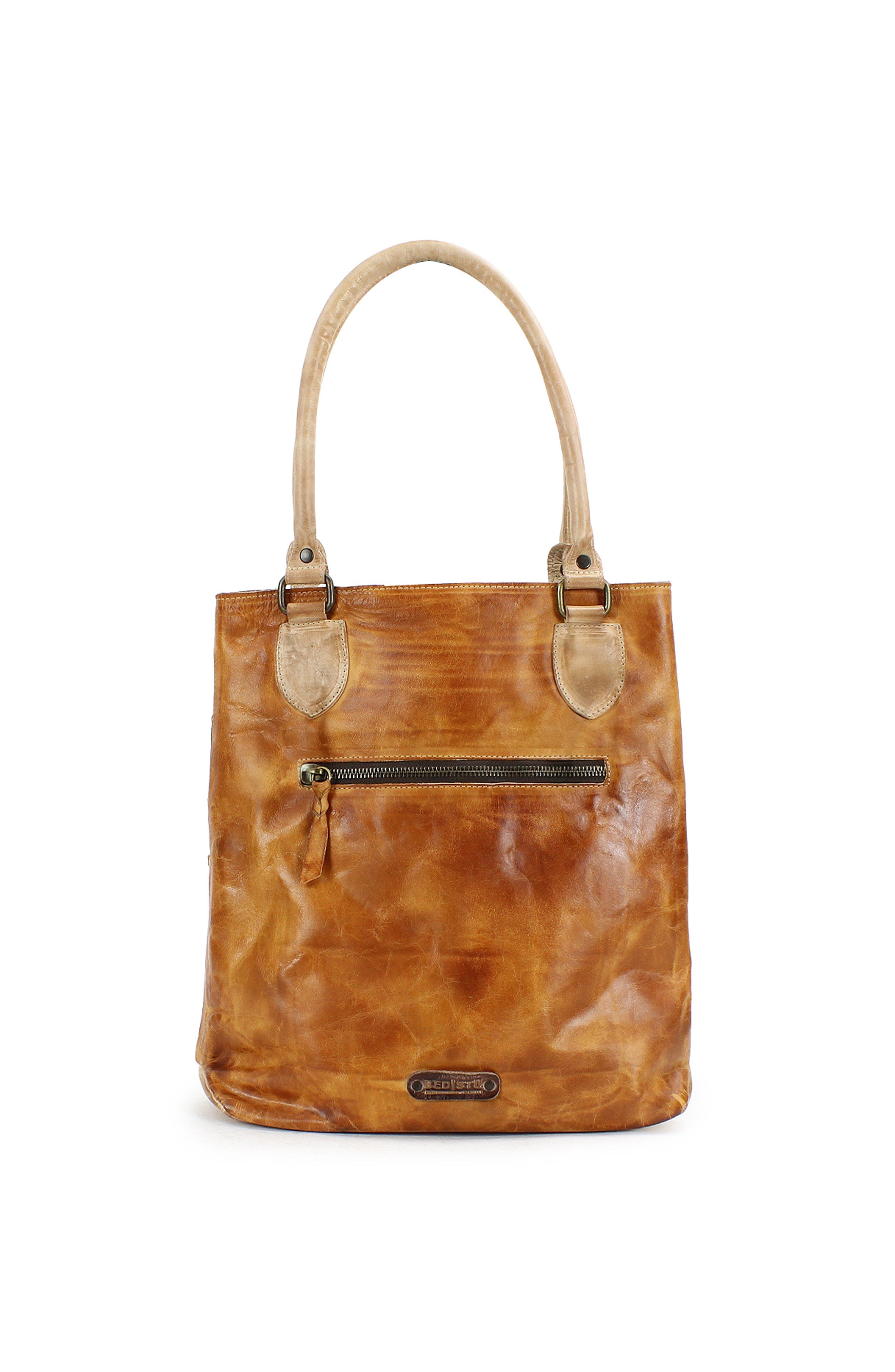 Bed Stu Italic Handbag, Alternate, color, Cafe Latte Rustic