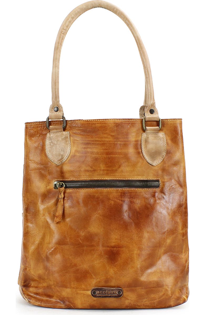 Bed Stu Italic Handbag, Alternate, color, Cafe Latte Rustic