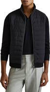 Reiss William Mixed Media Vest
