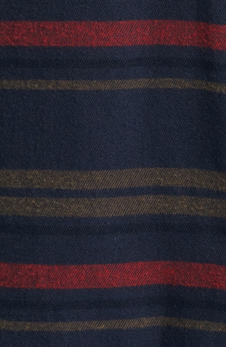 DARK SEAS Briarcreek Stripe Flannel Button-Up Shirt, Alternate, color, Navy