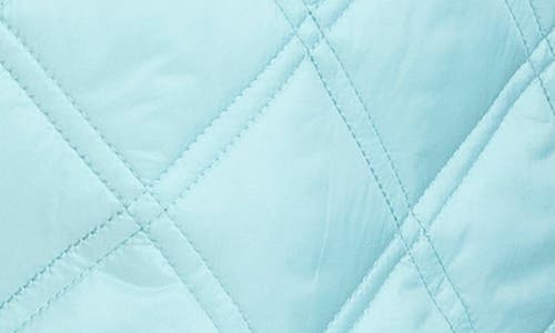 Kate Spade New York Water Resistant Diamond Quilted Hooded Jacket In Blue