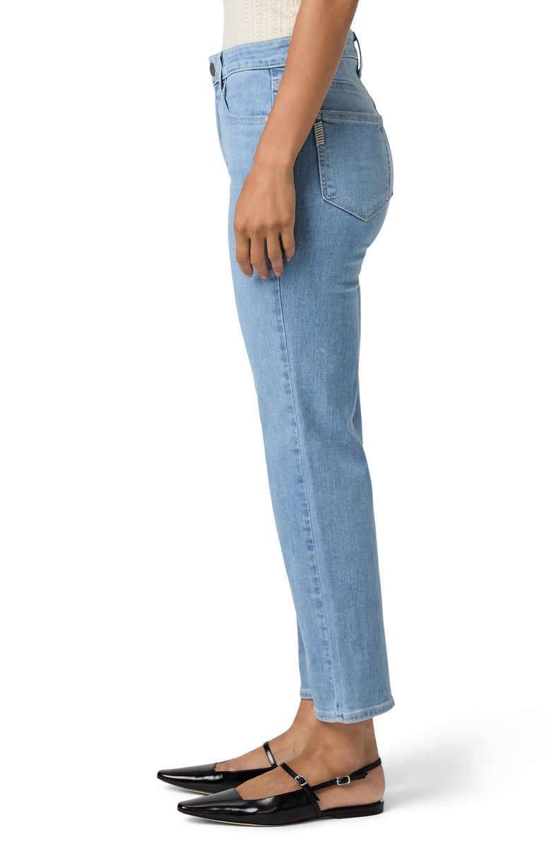 PAIGE Sarah High Waist Crop Straight Leg Jeans, Alternate, color, Meilani