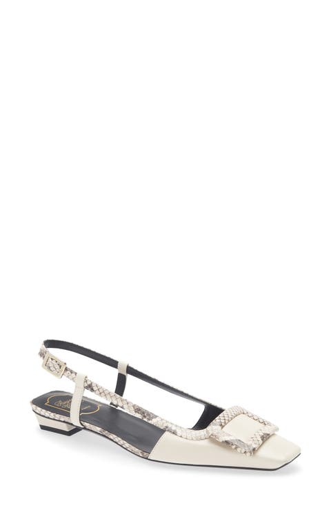 Belle Vivier Slingback Flat