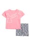 Kids' Logo Graphic T-Shirt & Bike Shorts Set