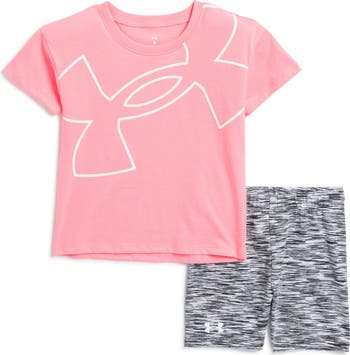 Kids' Logo Graphic T-Shirt & Bike Shorts Set