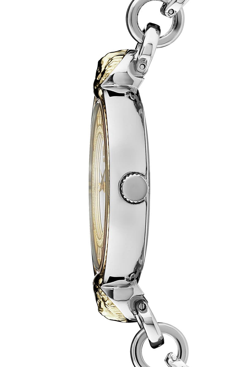 VERSUS Versace Les Docks Two-Tone Bracelet Watch, 36mm, Alternate, color, 