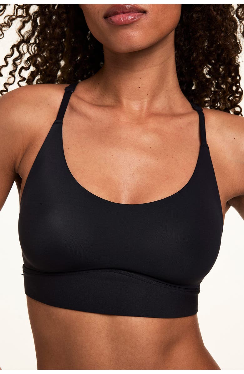 Harper Wilde Bliss Racerback Bralette, Main, color, Black
