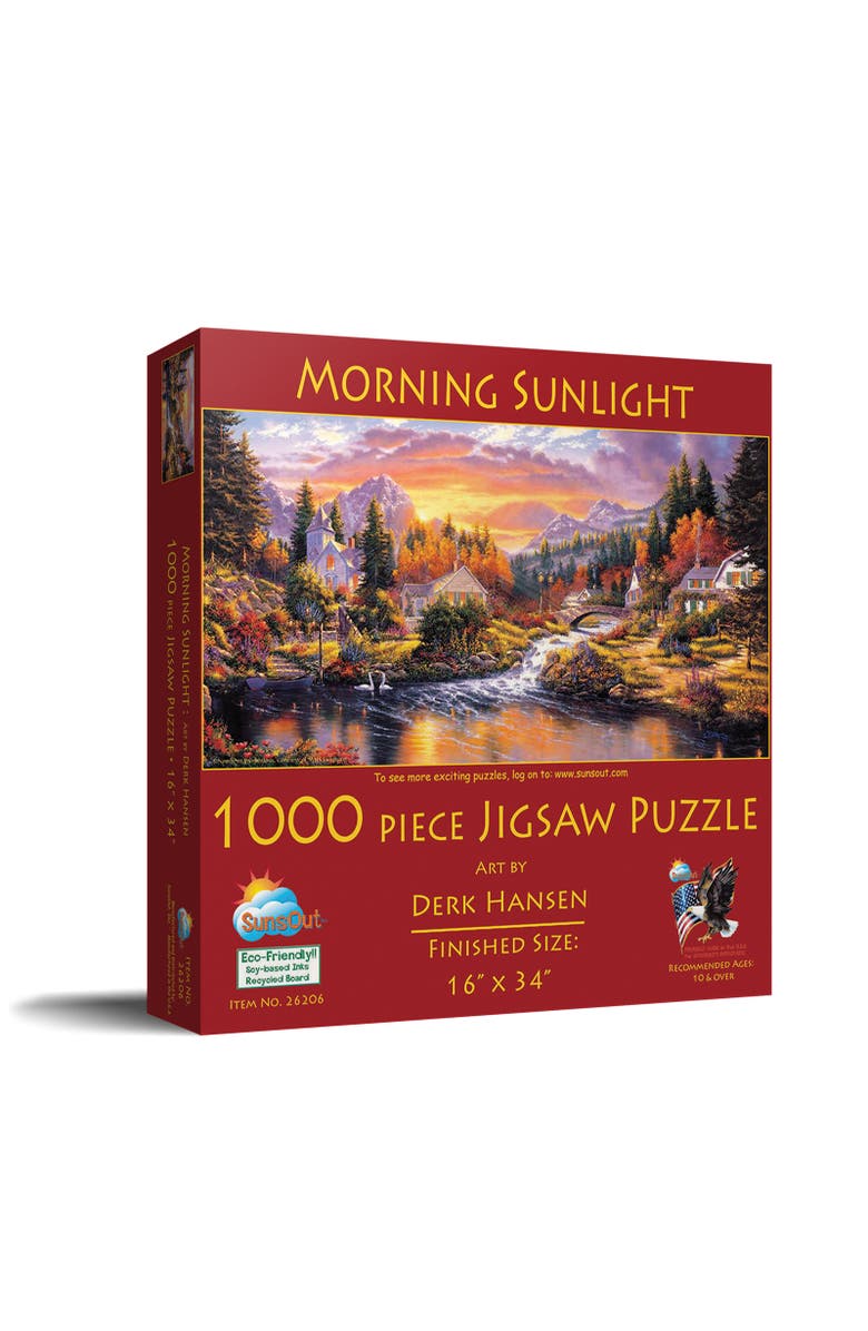 Sunsout Morning Sunlight 1000 piece Jigsaw Puzzle for Adults, Main, color, Multicolor
