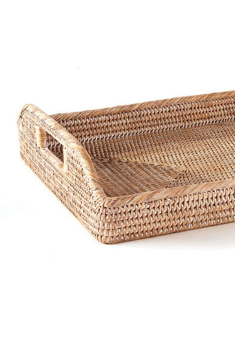 Napa Home & Garden Burma Rattan Morning Tray 20", Alternate, color, Brown