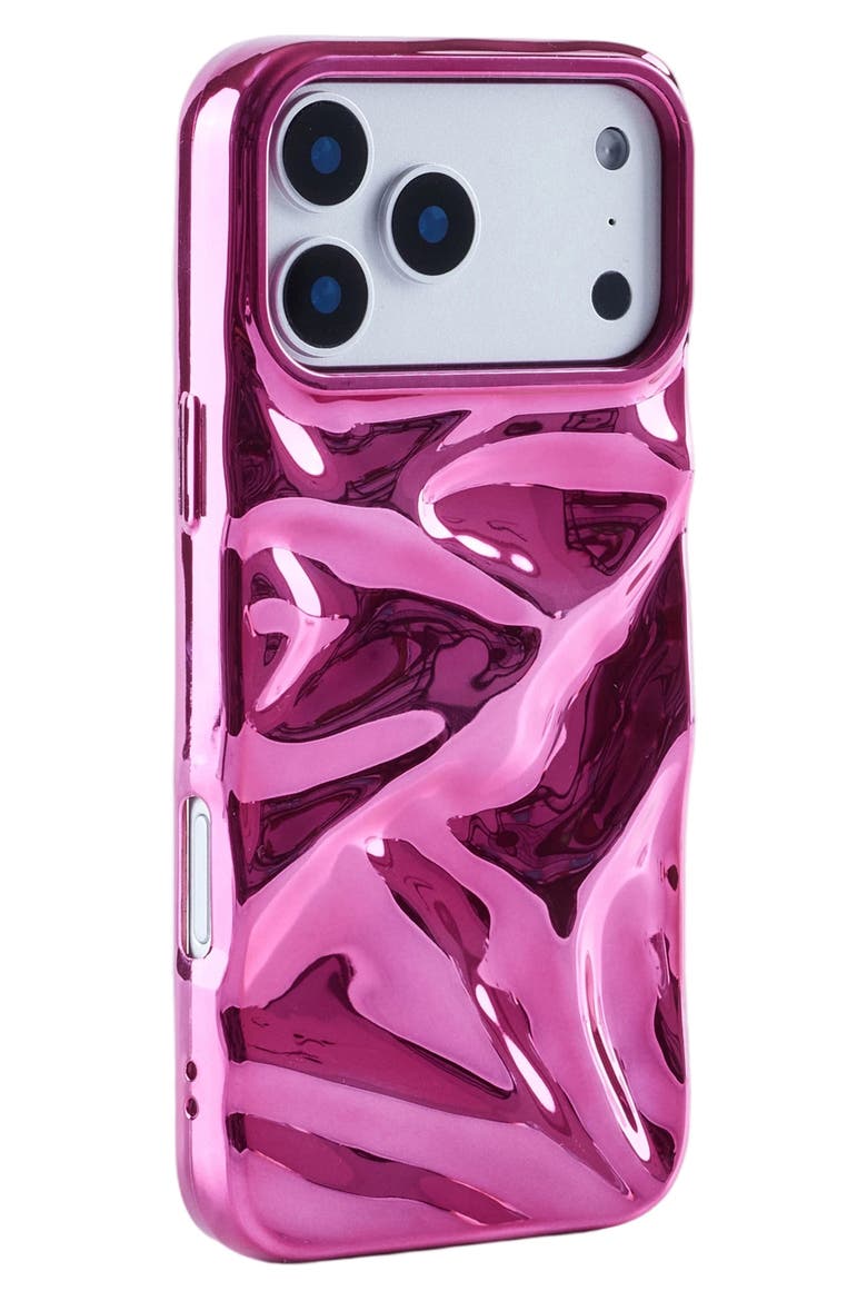 Crinkles iPhone 17 Pro Max, Alternate, color, FUCHSIA