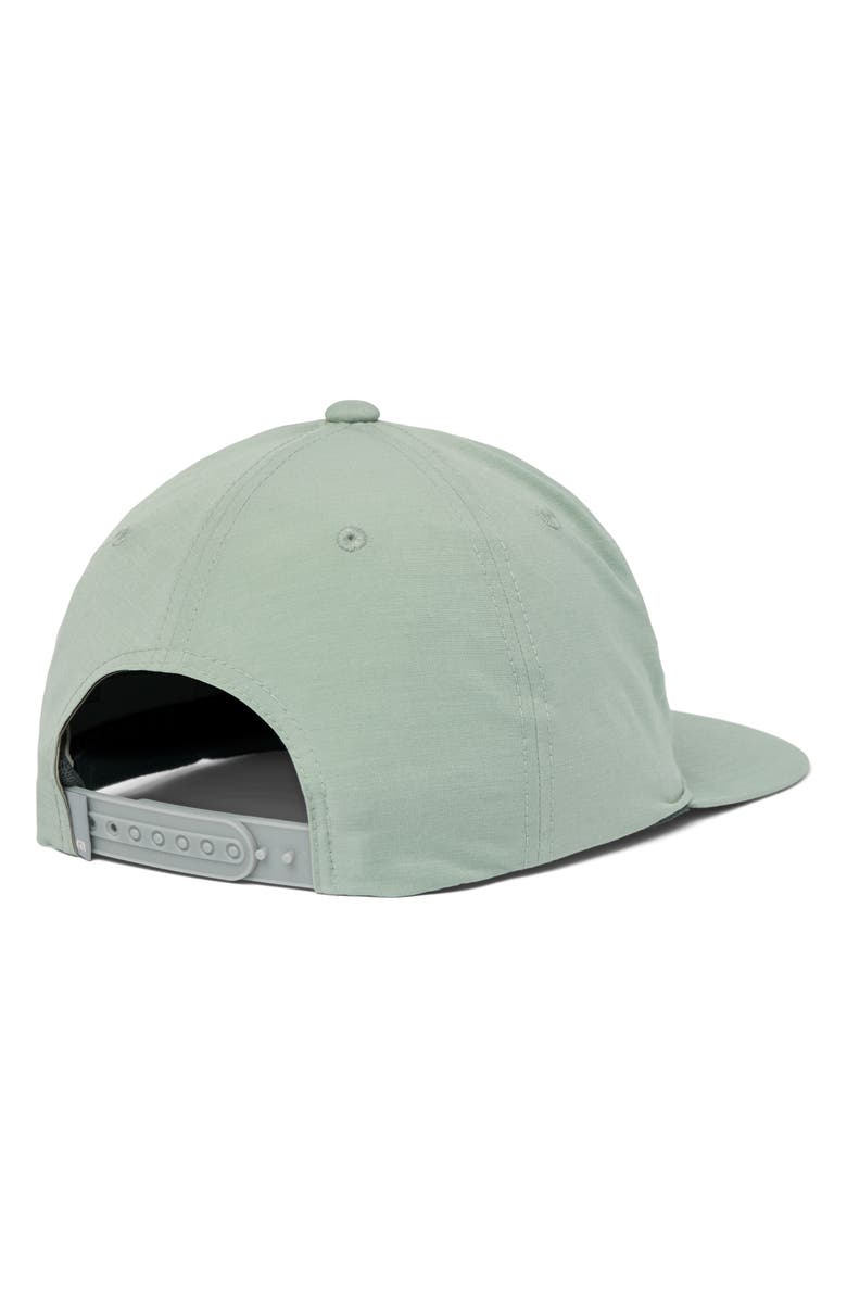 TravisMathew Finally There Embroidered Snapback Baseball Cap, Alternate, color, Jadeite