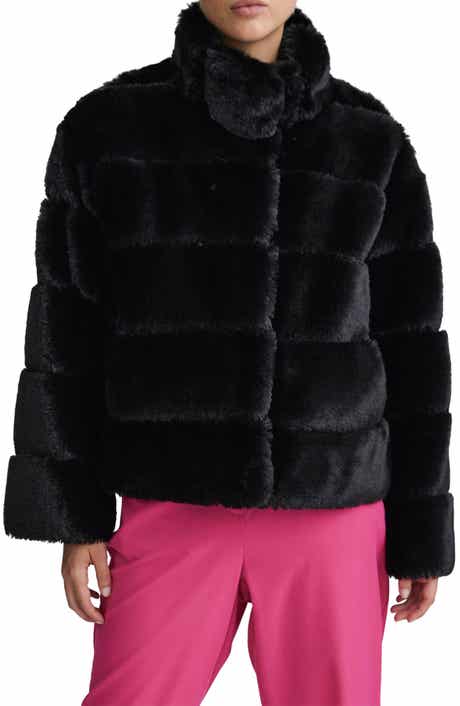 NVLT Boxy Faux Fur Jacket