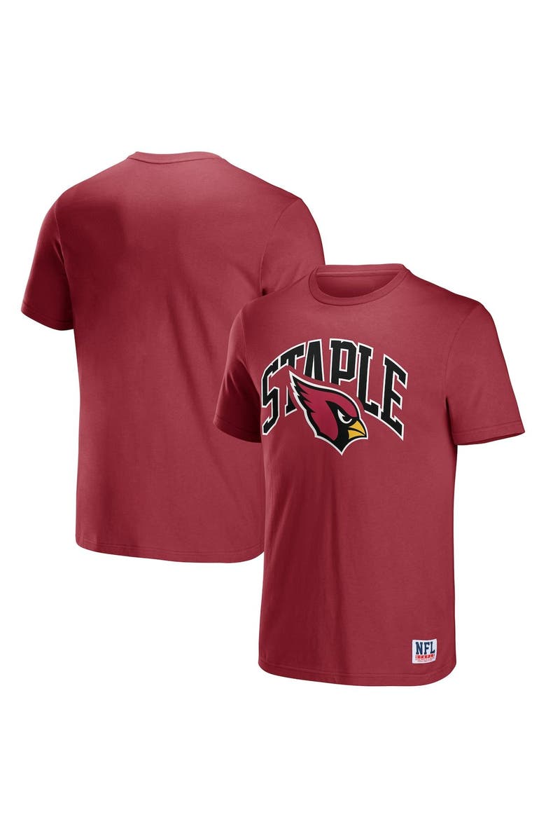 STAPLE Men's NFL x Staple Cardinal Arizona Cardinals Logo Lockup T-Shirt, Main, color, Cardinal