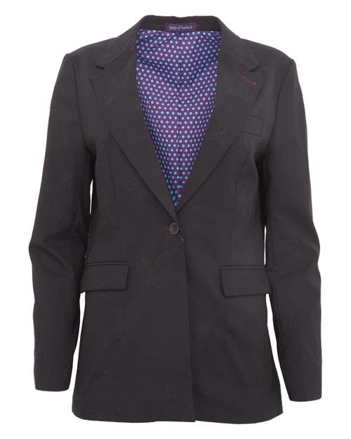 Lords Of Harlech Julia Tailored Jacket In Black