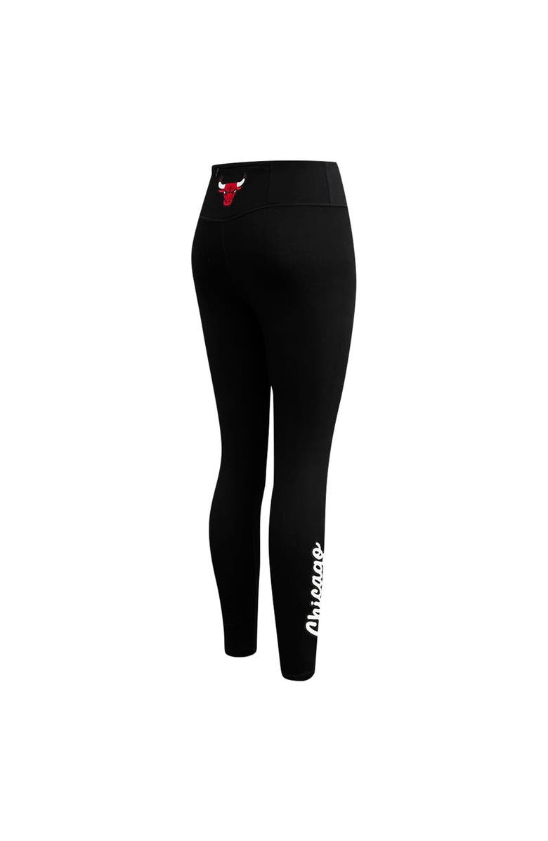 PRO STANDARD Women's Pro Standard Black Chicago Bulls Paint the City Jersey Leggings, Alternate, color, 