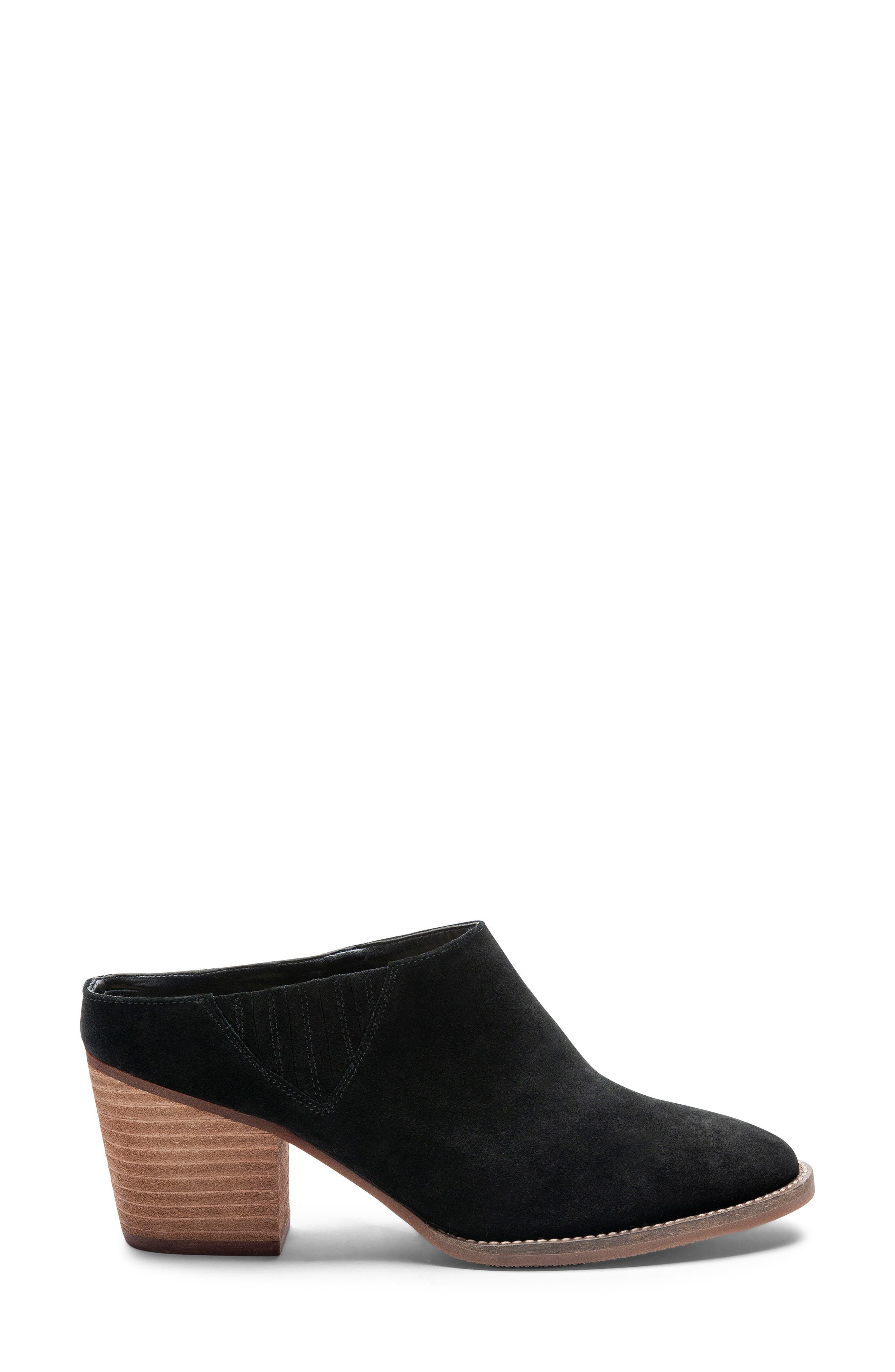 Norwich Mule, Alternate, color, BLACK SUEDE
