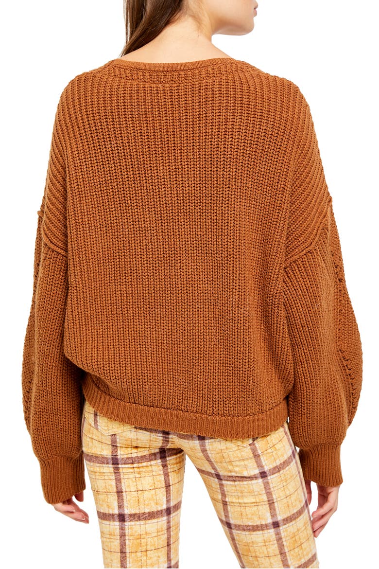 All Day Long Sweater, Alternate, color, SAHARA