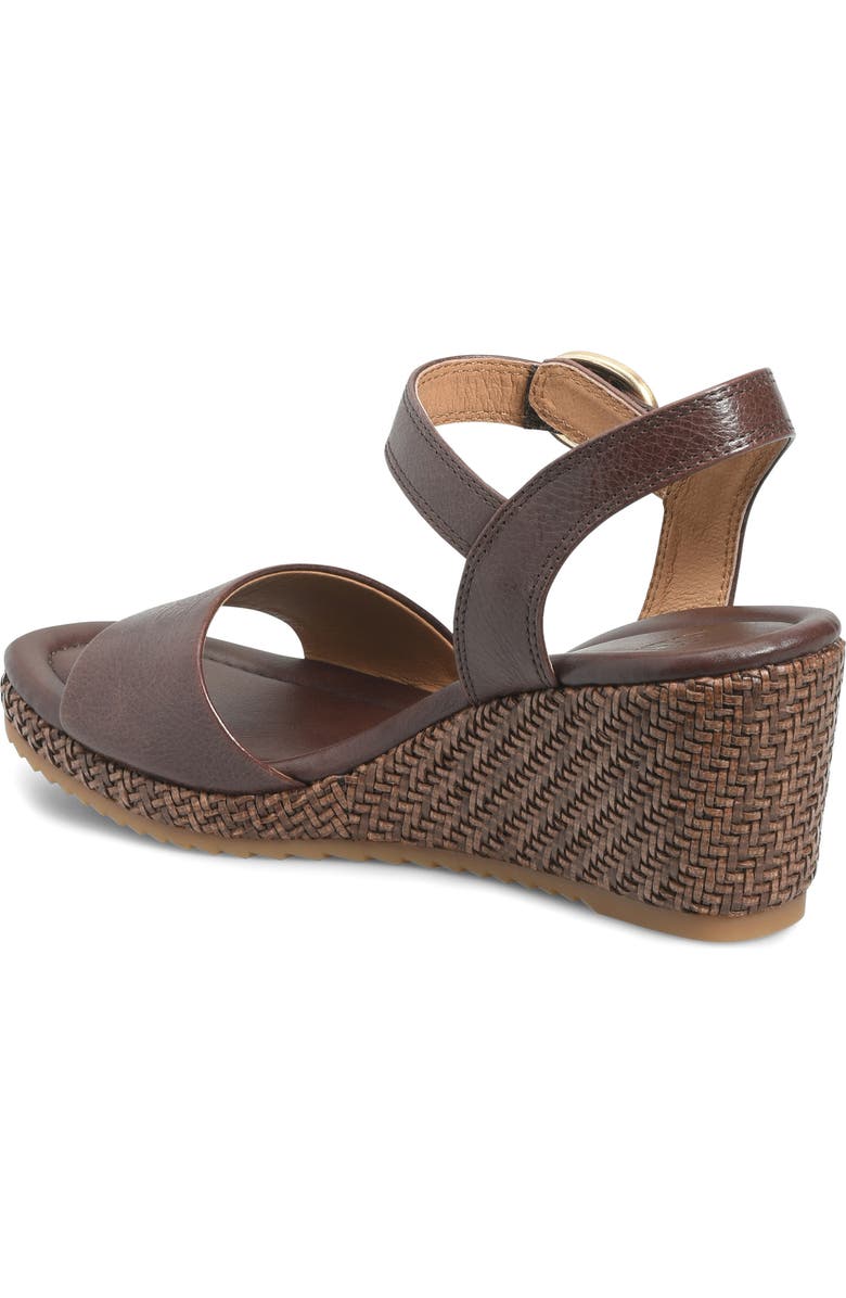 Söfft Inez Wedge Sandal, Alternate, color, Cocoa Brown