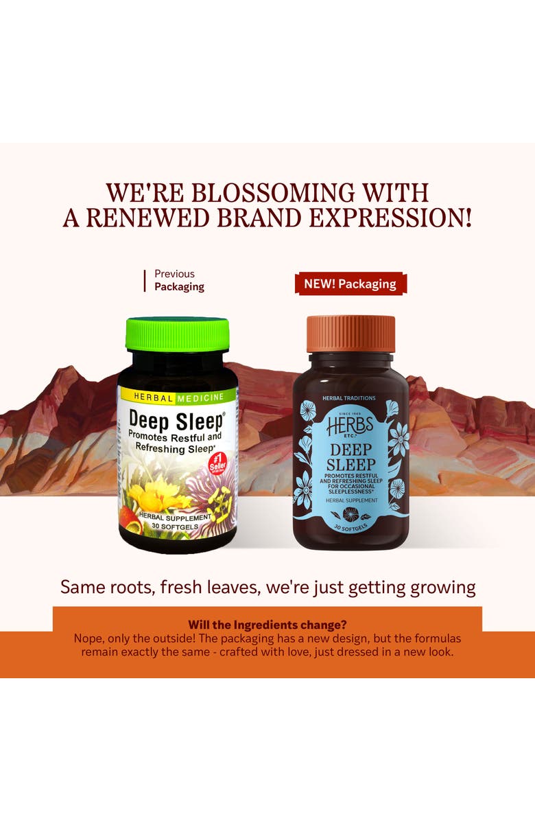 Trace Minerals Deep Sleep Softgels - Herbal Sleep Support Supplement - Rest & Calming Support with Passionflower, Chamomile & Lemon Balm - 30 Softgels, Alternate, color, NO COLOR