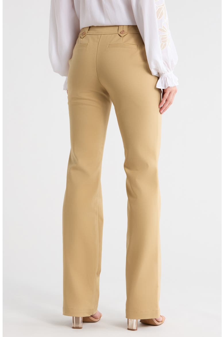 Marit Patch Pocket Cotton Blend Pants, Alternate, color, BURLAP