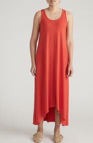 Universal Standard Athena Divine Sleeveless Jersey High-Low Maxi Dress