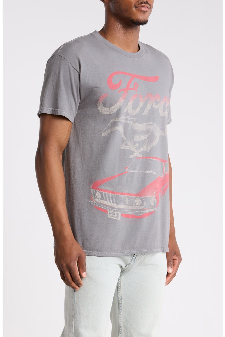 Ford Red Mustang Graphic T-Shirt, Alternate, color, CHARCOAL
