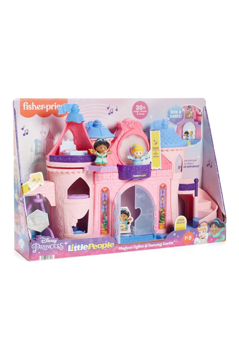 x Disney Princess Little People® Magical Lights & Dancing Castle with Figurines, Main, color, PRINCESS