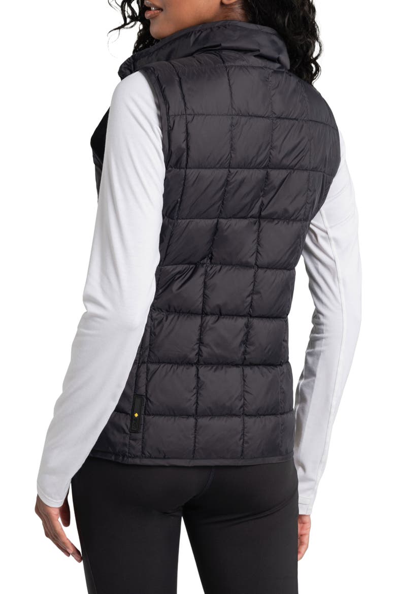Daily Water Repellent Quilted Vest, Alternate, color, BLACK BEAUTY