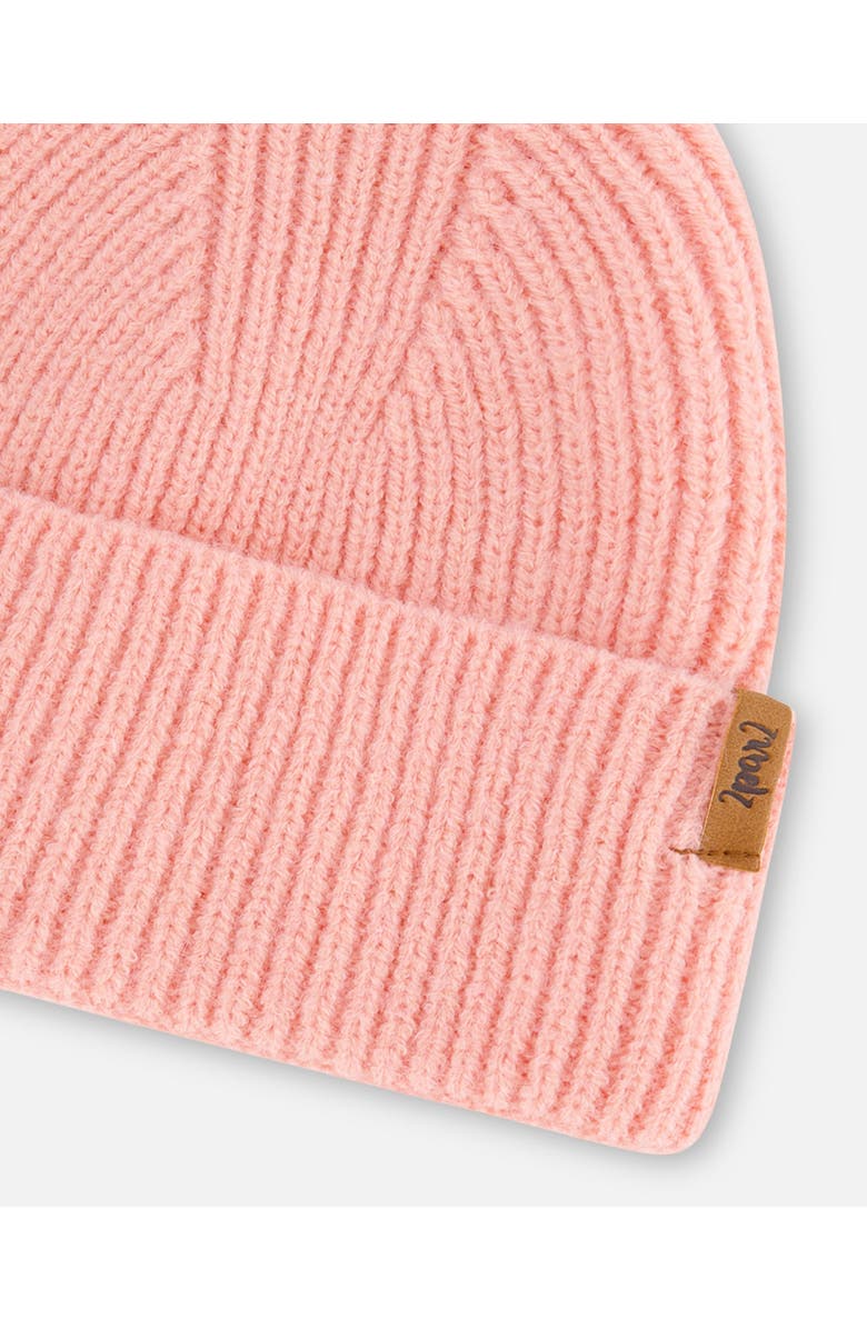 Deux par Deux Girl's Mid-Season Knit Hat Pink, Alternate, color,