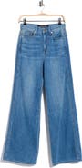 Veronica Beard Taylor High Waist Wide Leg Jeans