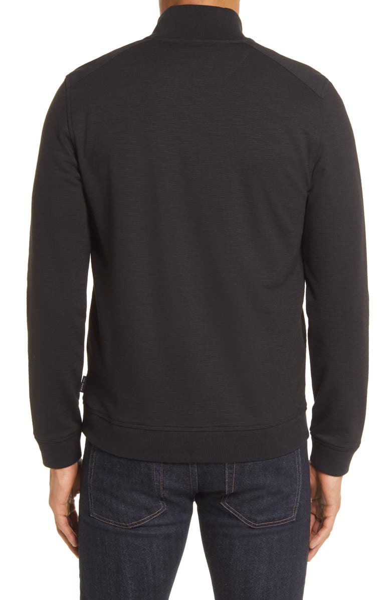 Ted Baker London Caravan Slim Fit Quarter Zip Top, Alternate, color,