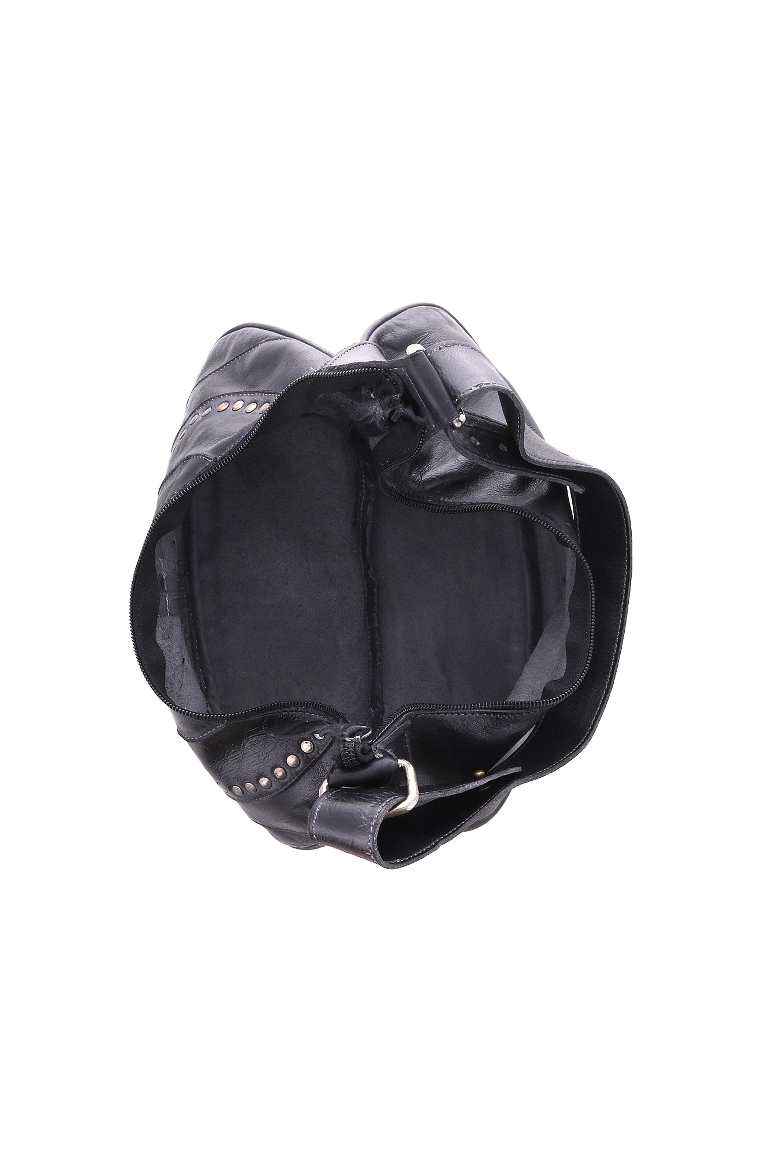 Bed Stu Megara Handbag, Alternate, color, Black Dd