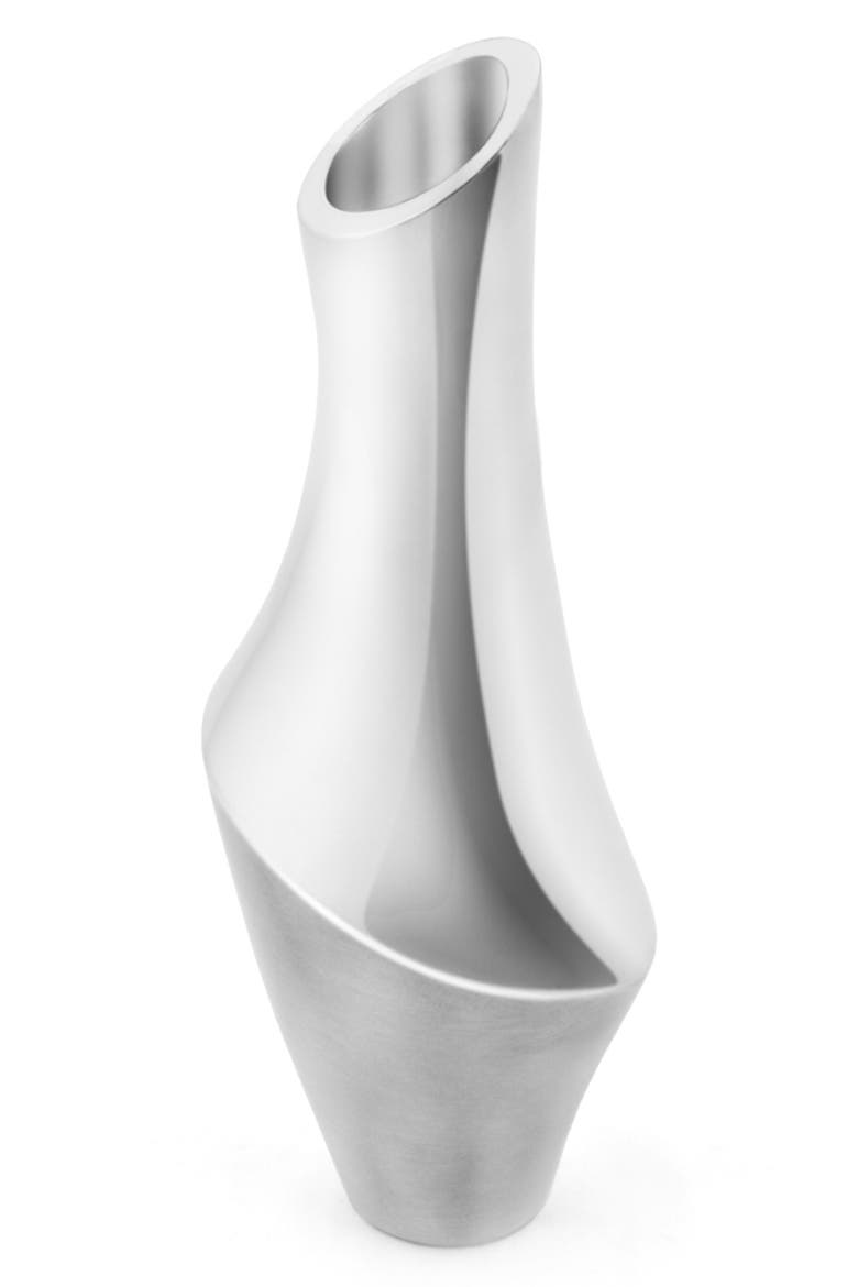 Symphony Bud Vase, Alternate, color, SILVER