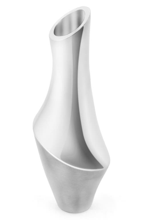 Nambe Symphony Bud Vase, 9" In Silver